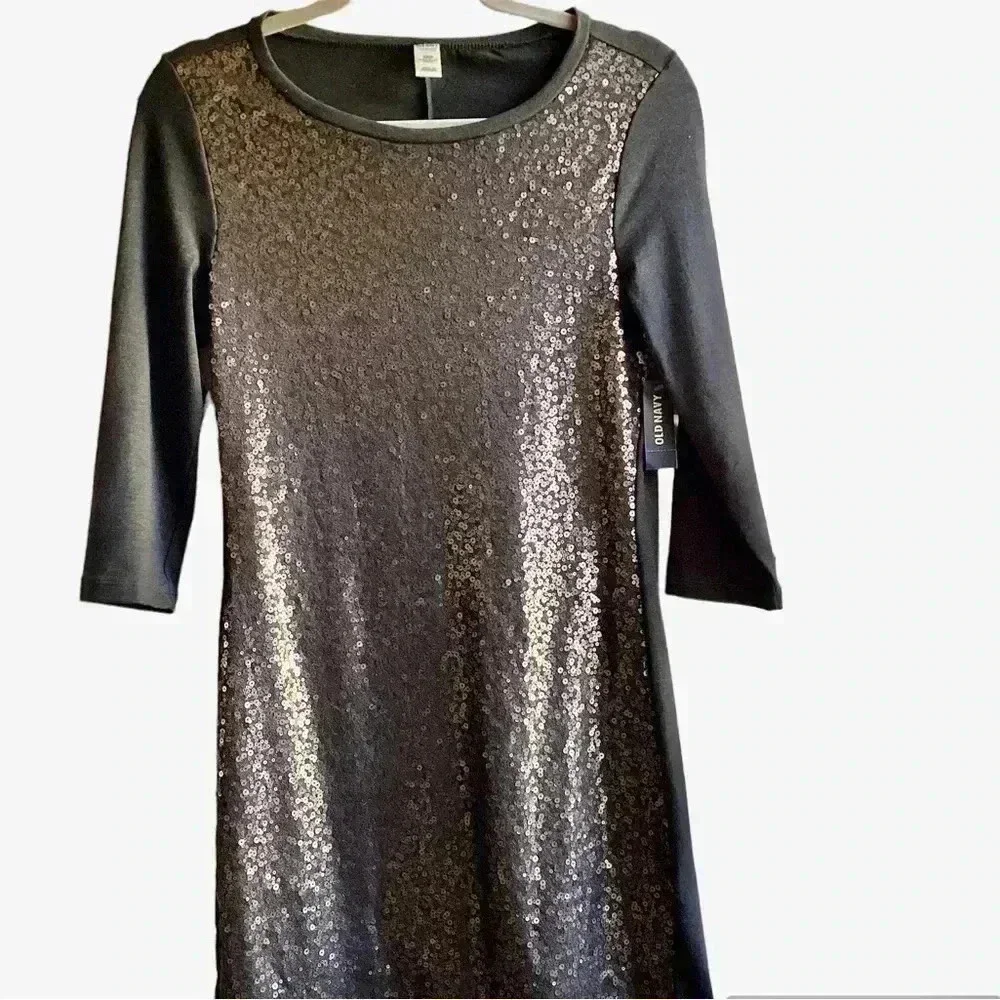 old navy sequin dress VINTAGE GLAMOROUS OLEG CASSINI BLACK TIE SILK GOLD BEADED  Vintage Clothing & Fashions Sail to Sables iconic sequin detail adds a touch of elegance to this playful and flirty design Old Navy Sequin Dress -